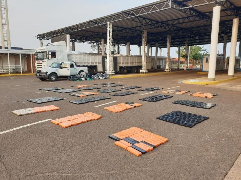 El conductor del vehículo fue detenido y puesto a disposición del Juzgado Federal de Posadas