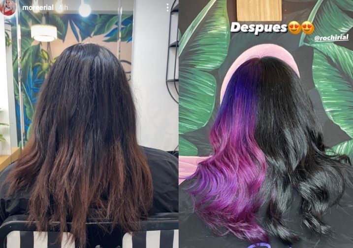 El antes y después de Rocío Rial.