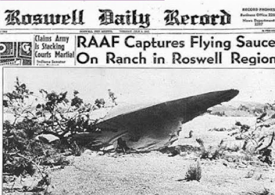El incidente de Roswell es considerado por los aficionados a la ufología, como el evento extraterrestre más importante de la historia.