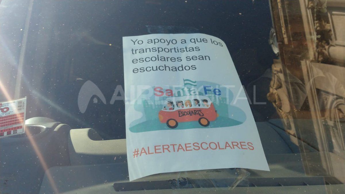 El pedido de los transportistas escolares de Santa Fe. 