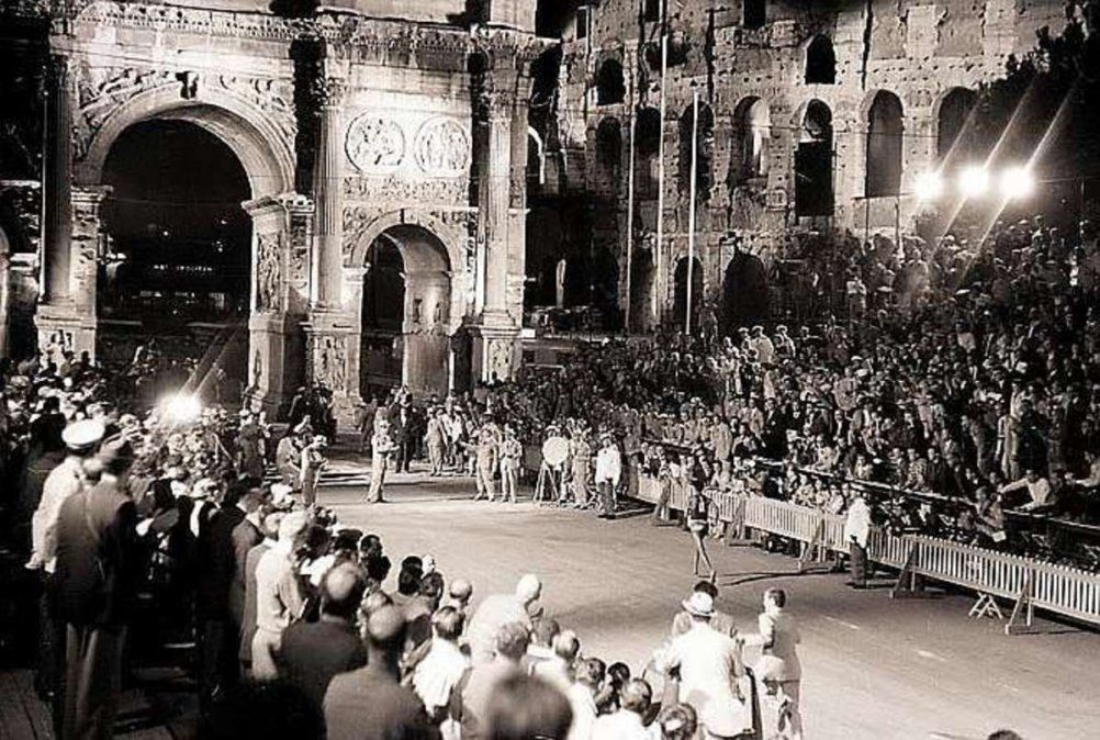 El Arco de Constantino, uno de los puntos del Maratón que se corrió en los Juegos Olímpicos de Roma en 1960.