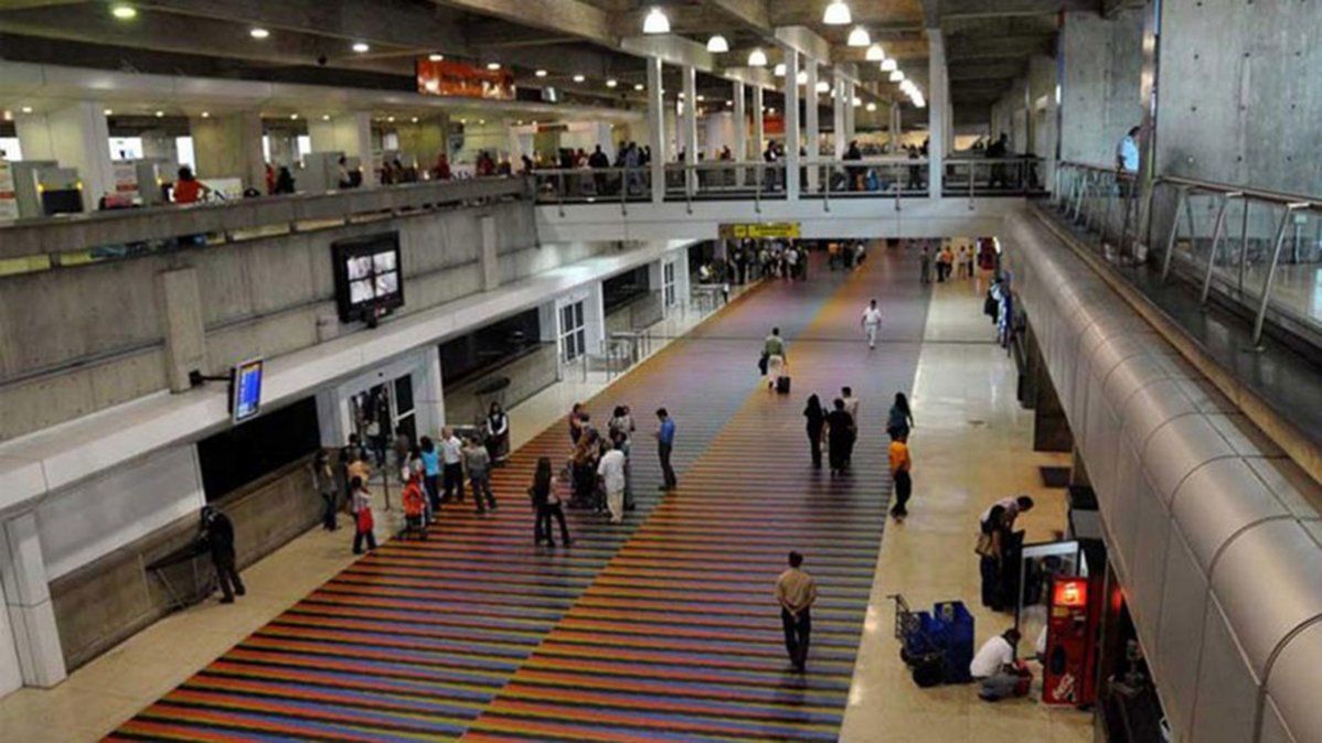 El aeropuerto internacional Simón Bolívar, ubicado en Maiquetía, estado Vargas.