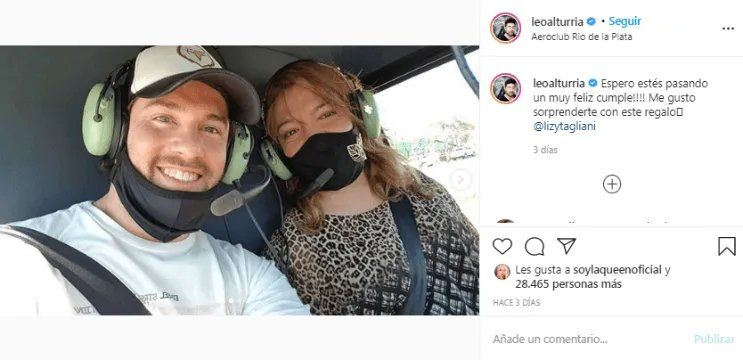 El mediático sorprendió a la conductora por sus 50.