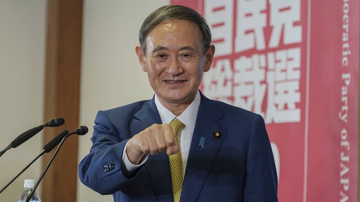 Yoshihide Suga, el nuevo primer ministro de Japón.