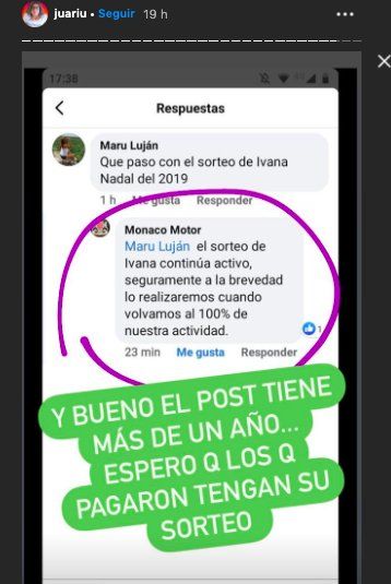 La influencer Juariu expuso a Ivana Nadal