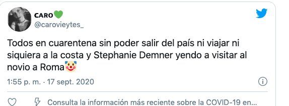 Tuits contra Stephanie Demner