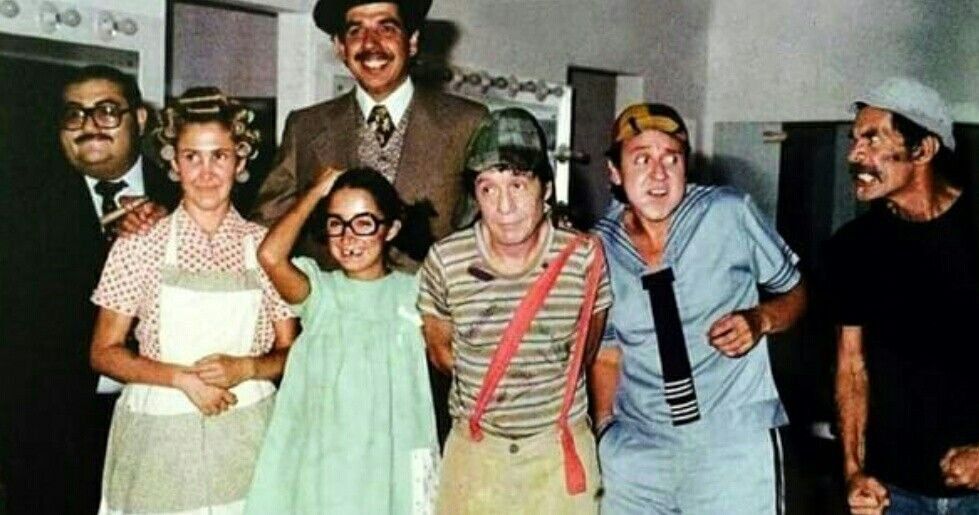 El elenco de "El Chavo del 8" 