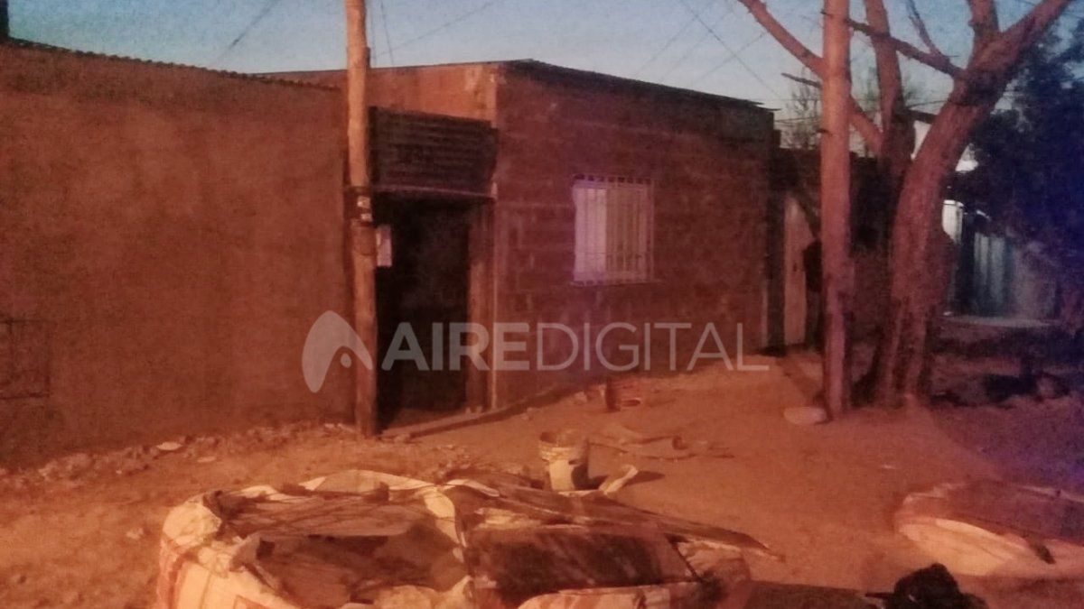 La vivienda donde ocurrió el homicidio.