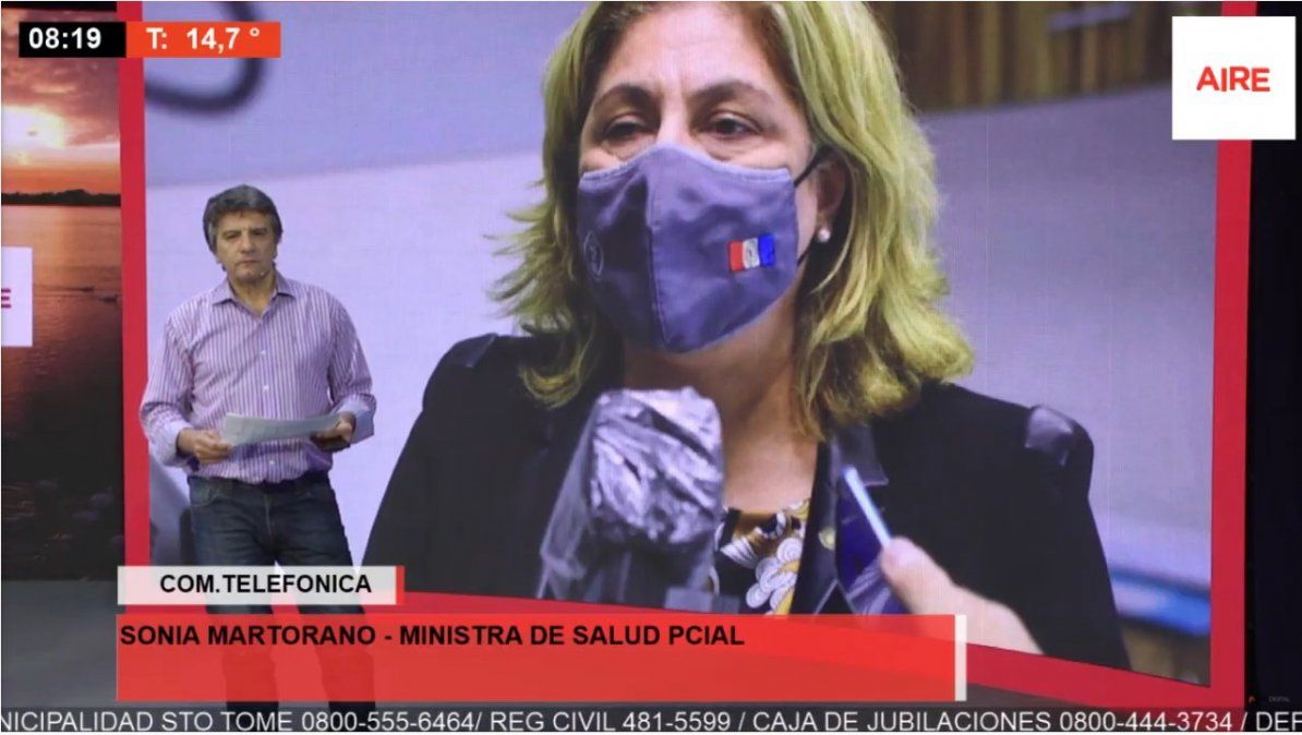 La ministra Sonia Martorano explicó cómo funcionan los test rápidos para coronavirus que llegan a Santa Fe este jueves. 