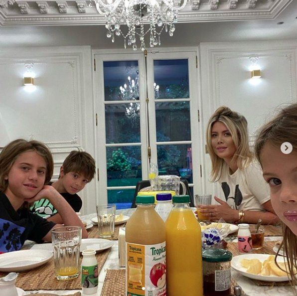 Captura del instagram de Wanda Nara