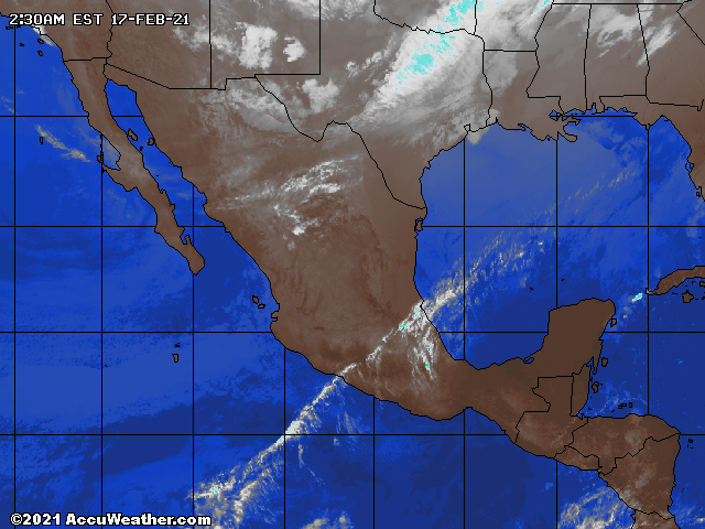 El temporal en México.