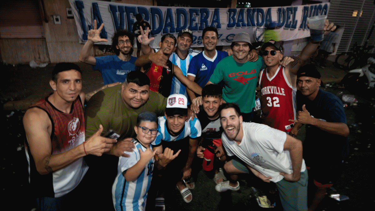 La ciudad de Santa Fe festejó la tercera copa del Mundo de Argentina