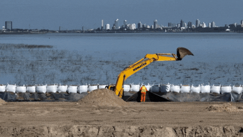 El cruce de la laguna se hará desde la playa de Chacho Chico hasta la costa de la localidad de San José del Rincón.