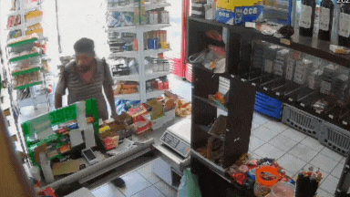 A cara descubierta. Así se lo vio al ladronzuelo.&nbsp;