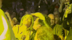 Euforia presidencial. Milei y su pareja