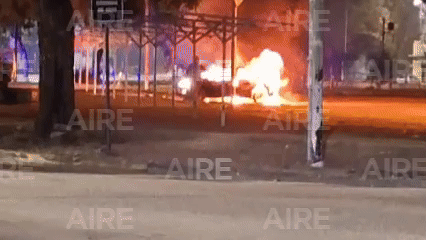 El hecho ocurrió durante la madrugada del lunes