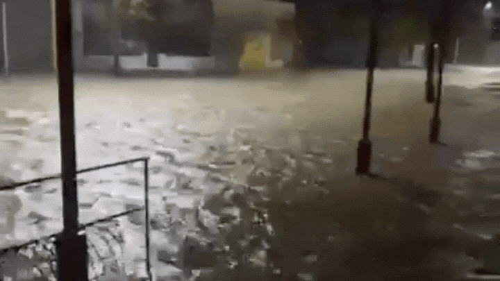 Vera bajo el agua: el Club Gimnasia asiste a evacuados tras lluvias históricas