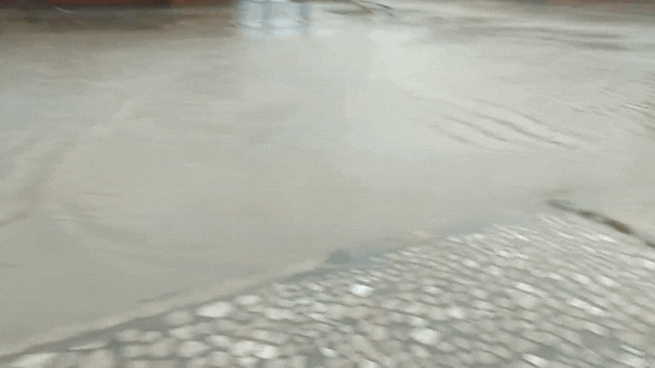 En la localidad de Vera cayeron más de 100 milímetros de lluvia.