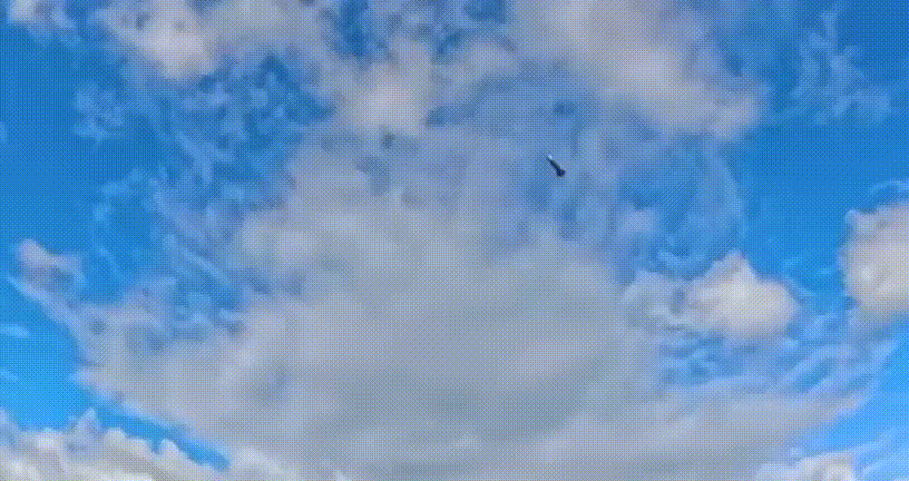 El cohete cayó sobre el océano índico y el espectáculo visual fue registrado por las cámaras de SpaceX. 