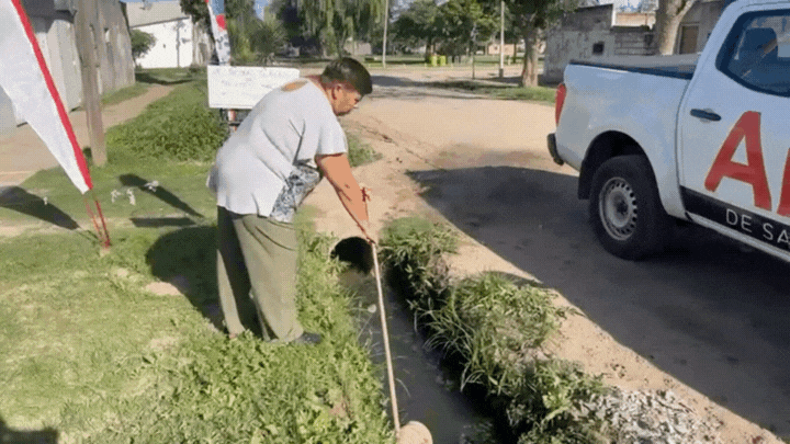 Para liberar los desagües