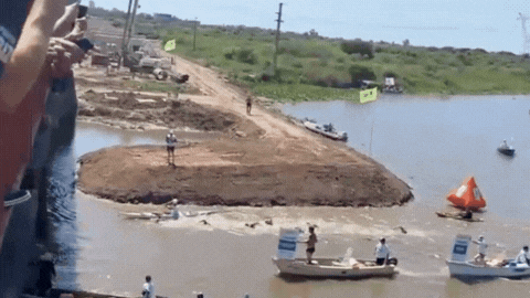 Un lamentable incidente nubló por un instante el desarrollo de la Maratón Santa Fe-Coronda.