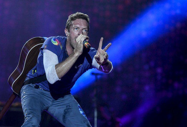 Chris Martin, cantante de la banda británica de pop Coldplay. (Foto: DPA)