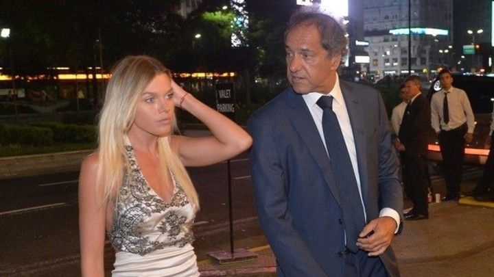 Scioli y Berger oficializaron su romance a fines de 2016.