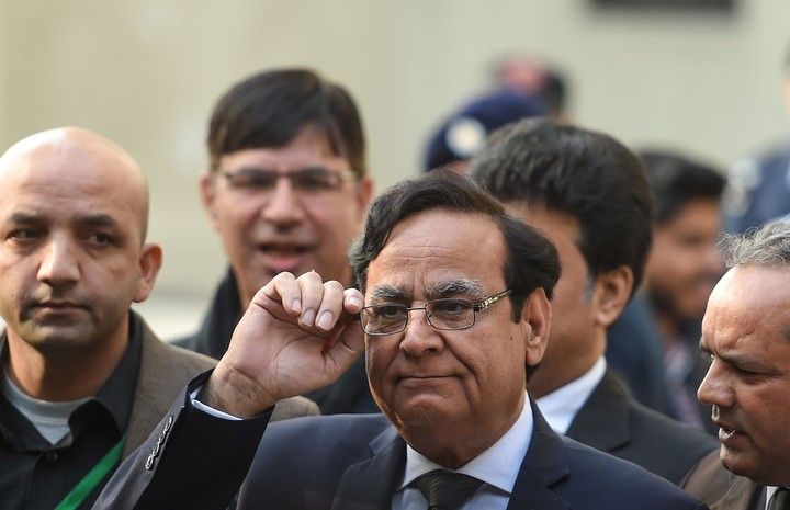 Saif-ul-Mulook, el abogado de Asia Bibi. / AFP