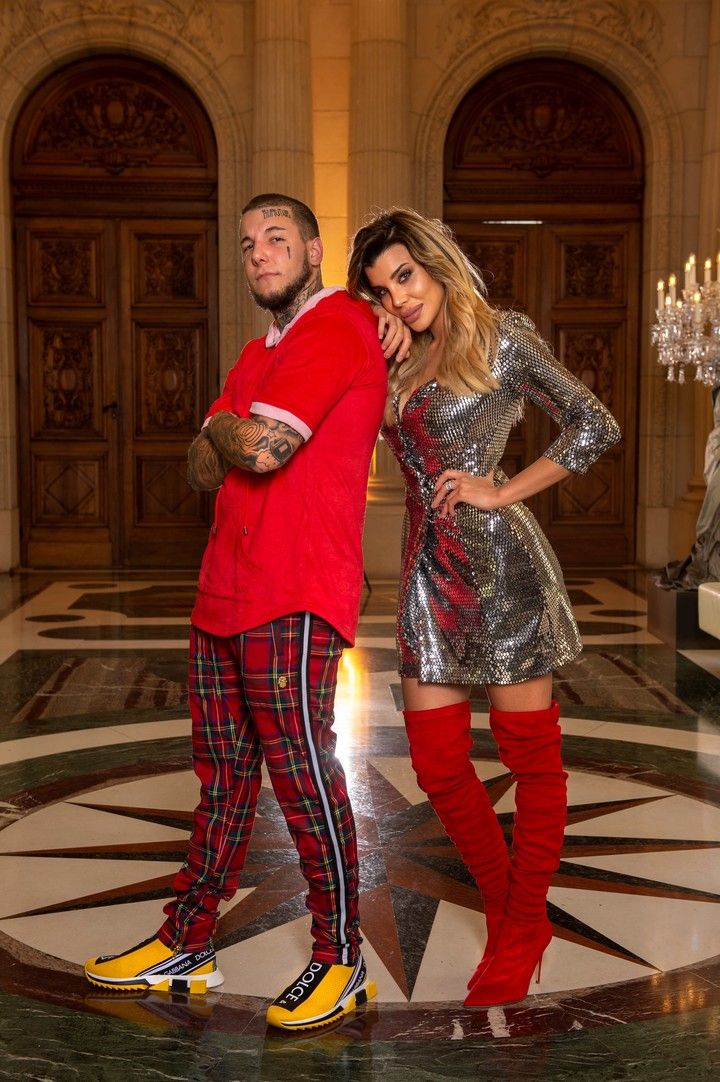 Los hermanos Caniggia.
Fotos prensa Hugo Battistessa  alexander caniggia charlotte reality caniggia libre programa de television hermanos