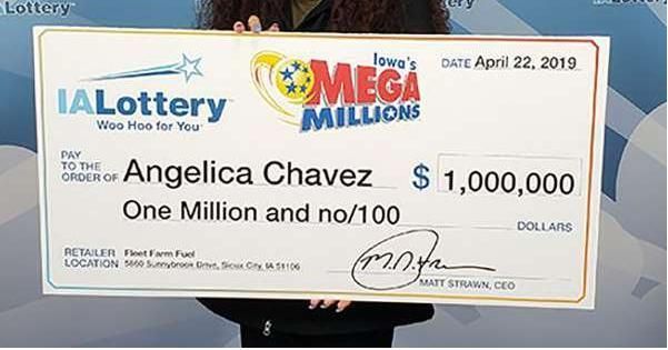 Angelica Chavez ganadora de la lotería Angelica Chavez ganadora de la lotería
