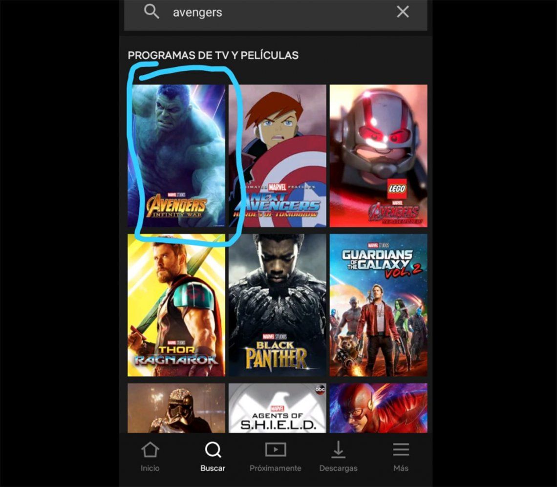 Truco para ver "Infinity War" en Netflix y saltar las restricciones geográficas