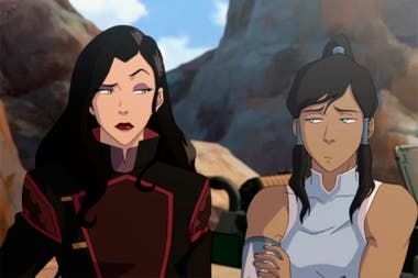 Asami y Korra, las chicas que sorprendieron con su amor tanto a sus compañeros de aventuras como al público