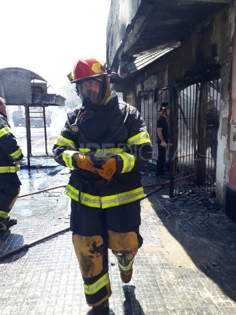 fin incendio bomberos