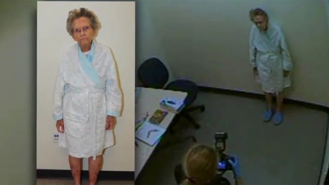 Las autoridades dieron a conocer el video del interrogatorio a la mujer de 92 años (Foto: captura de pantalla)