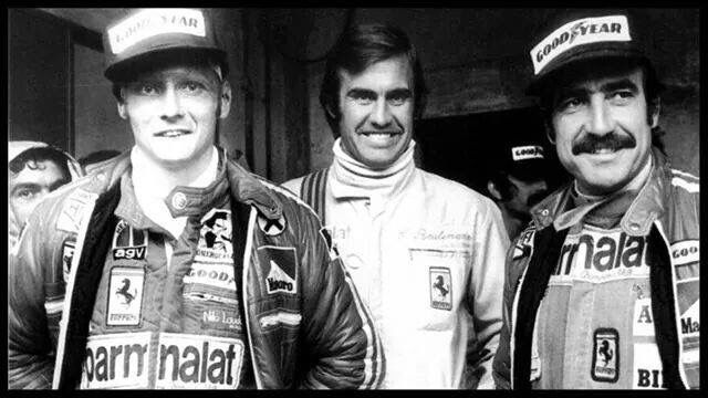 Lauda, Reutemann y Regazzoni