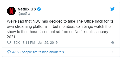 "The Office" abandona Netflix porque NBC lo quiere para su plataforma