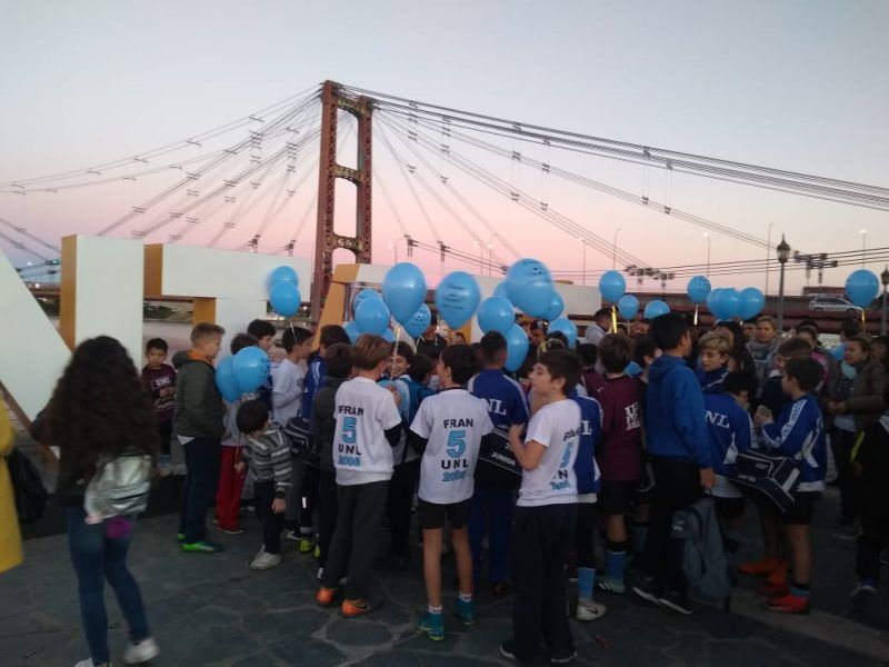 Los compañeritos de Fran se hicieron presentes y recordaron al pequeño