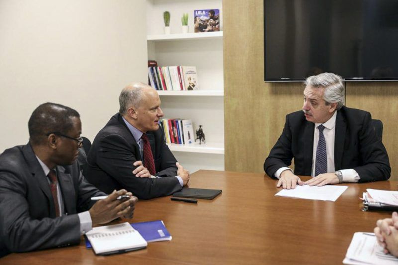 Alberto Fernández y FMI