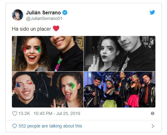 Renunció Julián Serrano al bailando luego de los rumores de infidelidad