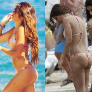 Las fotos de Antonella Roccuzzo en bikini que ella no quiere que veas