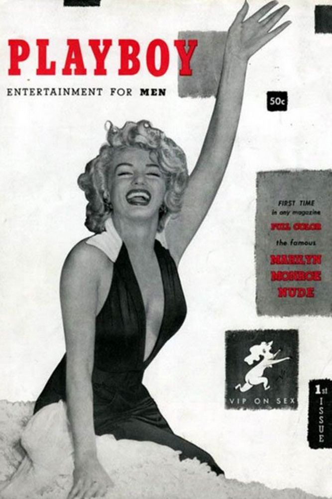 Protagonizó la primera portada de Playboy en 1953.