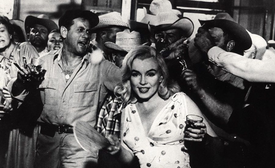 Marilyn Monroe, durante el rodaje de 'Vidas rebeldes'