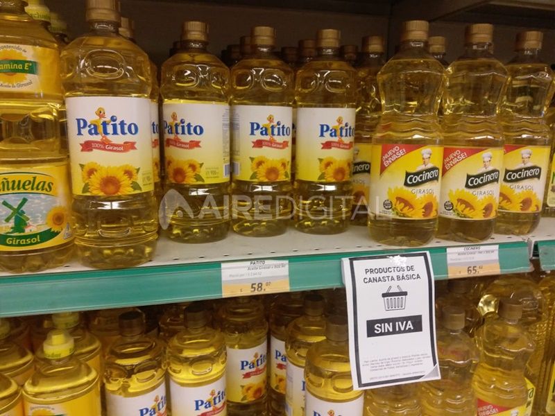 Los productos sin IVA se consiguen en las góndolas de la ciudad.