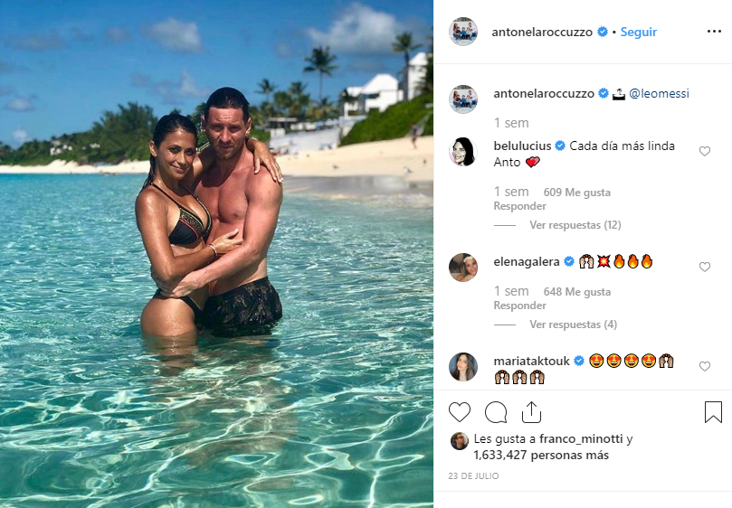 ¡La foto del cuerpazo de Antonela Roccuzzo en bikini que incendió Ibiza!