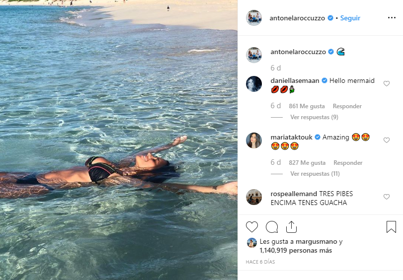 ¡La foto del cuerpazo de Antonela Roccuzzo en bikini que incendió Ibiza!