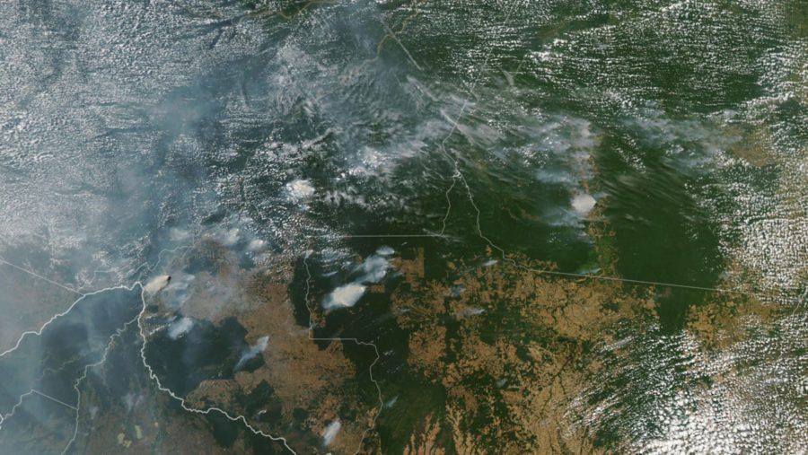 Focos de incendio. InfoAmazonía.