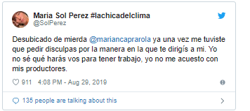 Sol Pérez habló tras los rumores de romance con Guillermo Marín