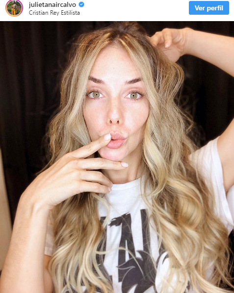 Julieta Nair Calvo optó por un nuevo aspecto y sorprendió a todos