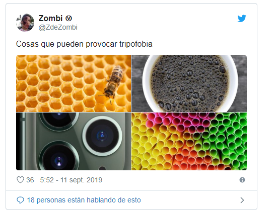 Qué es la tripofobia, el miedo irracional que despierta el iPhone 11