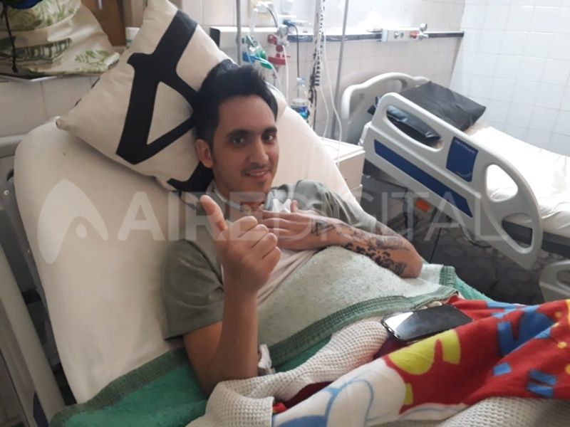 Tras salir de terapia intensiva, habló Joaquin Lescano en exclusiva con Aire de Santa Fe